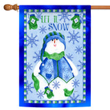 Snowman Mitten Flag image 5