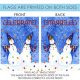 Snowman Celebration Flag image 9