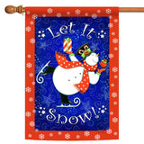 Skating Snowman Flag image 5