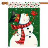 Dancing Snowman Flag image 5