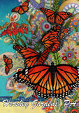 Monarch Madness-Hershey Gardens PA Flag image 2