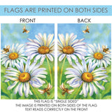 Honey Bees And Daisies Flag image 9
