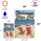 Adirondack Paradise-Welcome to Cape Cod Flag image 6