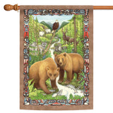 Grizzly Bear Wilderness Flag image 5