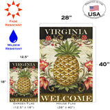 Pineapple & Scrolls-Virginia Welcome Flag image 6