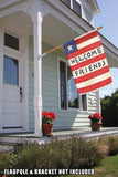 Patriotic Welcome Friends Flag image 8