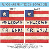 Patriotic Welcome Friends Flag image 9