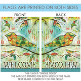 Abstract Bird Welcome Flag image 9