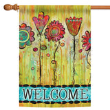 Welcome Blooms Flag image 5