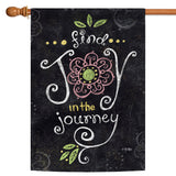 Joy In The Journey Chalkboard Flag image 5