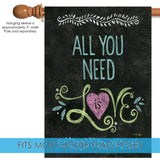All You Need Is Love Chalkboard Flag image 4