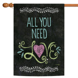 All You Need Is Love Chalkboard Flag image 5