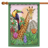 A Giraffe Toucan Share Flag image 5