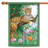 Lounging Leopard Flag image 5