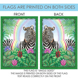 Rainbow Stripe Zebra Flag image 9
