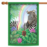 Rainbow Stripe Zebra Flag image 5