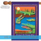 Protect Gators And Crocs Flag image 4