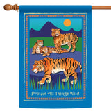 Protect Tigers Flag image 5