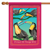Protect Toucans Flag image 5