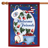Berries And Cream Welcome Flag image 5