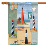 Sentinel Lighthouse Collage Flag image 5