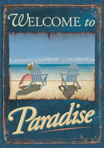 Welcome to Paradise Flag image 1