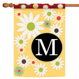 Floral Monogram-M Flag image 5