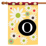 Floral Monogram-O Flag image 5