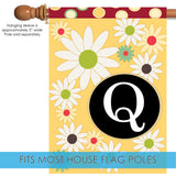 Floral Monogram-Q Flag image 4
