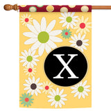Floral Monogram-X Flag image 5