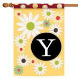 Floral Monogram-Y Flag image 5