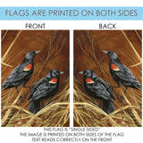 Red Winged Blackbirds Flag image 9