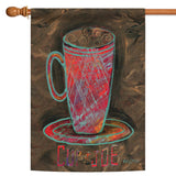 Oil Pastel Cup Of Joe Flag image 5