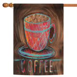 Oil Pastel Coffee Cup Flag image 5