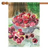 Watercolor Cherries Flag image 5