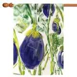 Watercolor Eggplants Flag image 5