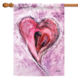 Watercolor Heart Flag image 5