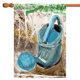 Watercolor Watering Can Flag image 5