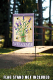 Lavender Welcome Flag image 7