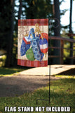 Rustic Floats And Wheel Flag image 7
