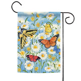 Butterflies And Daisies Flag image 1