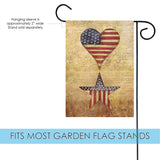 Patriotic Heart And Star Flag image 3