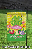 Welcome Froggie And Friends Flag image 7