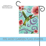 Ruby Throated Hummingbird Flag image 3
