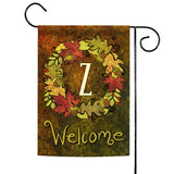 Fall Wreath Monogram Z Flag image 1