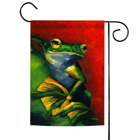 Tranquil Tree Frog Flag image 1