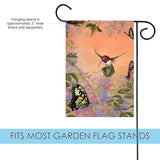 Anna's Hummingbirds and Butterflies Flag image 3