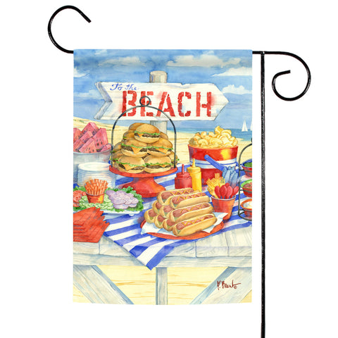 Beach Barbeque Flag image 1