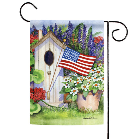 Flag Flying Bird House Flag image 1