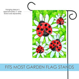 Ladybugs and Daisies Flag image 3